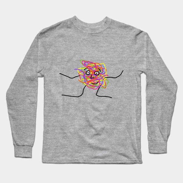 Squiggles Long Sleeve T-Shirt by gar